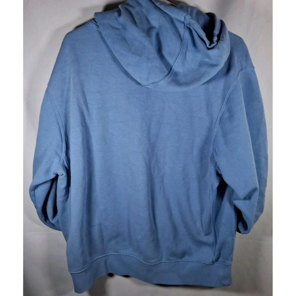 Nike Sportswear Club Fleece Hoodie Cerulean Blue Men's Athleisure Size‎ M